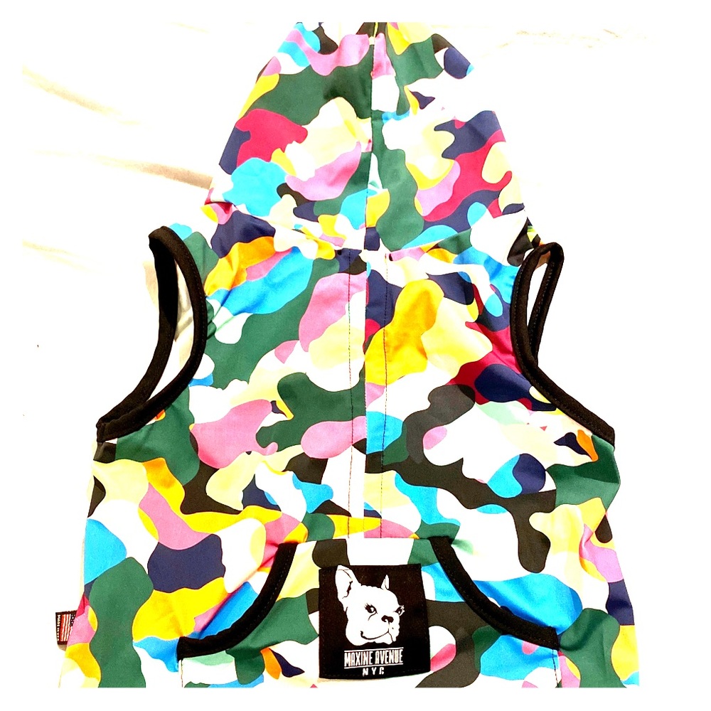 Most Awesome Camo Hoodie for a Frenchie Sized Dog